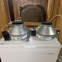 TWO FANTECHBOOSTER FANS. 260 CFM. GREAT FOR RESIDENCIAL, COMMERCIAL, FARM.