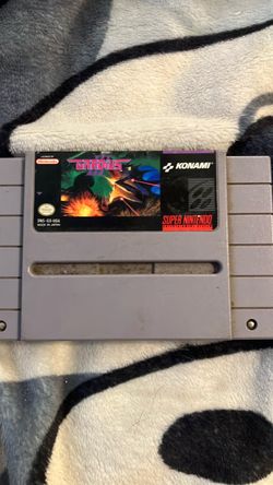 Gradius III SNES Cartridge by Konami