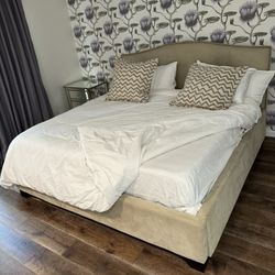 King Bed Frame and Mattress 