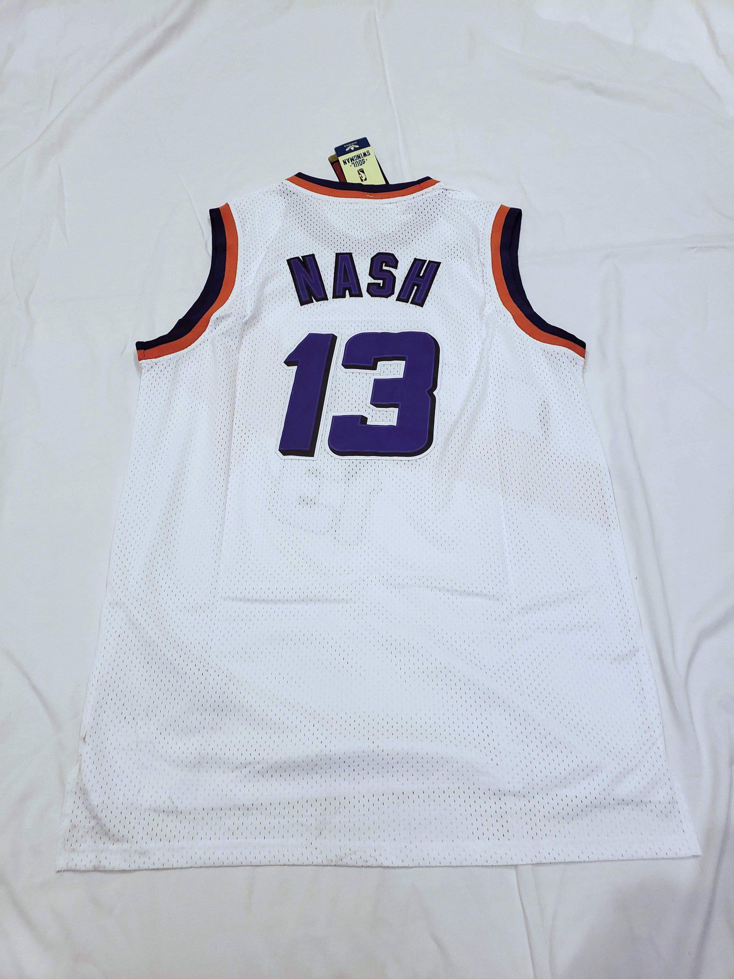 Authentic Steve Nash Adidas Phoenix Suns Jersey White Sz. 60 NWT