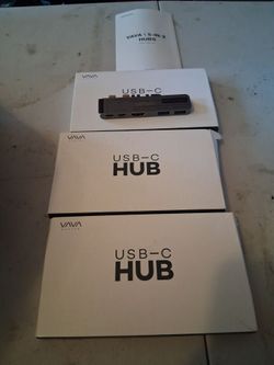 Five in one USB C hubs