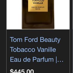 Tom ford Tobacco Vanille