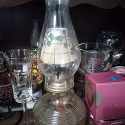Vintage 1970's oil lamp