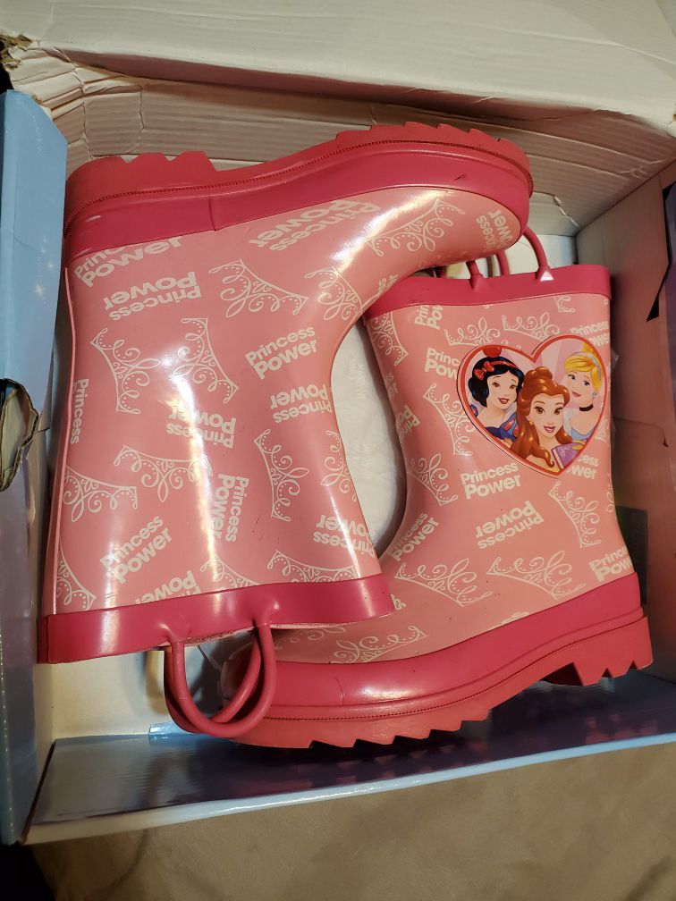 Rain Boots. Girls size 1
