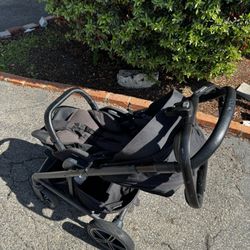 Nuna MIXX stroller and Pipa Car seat Attachment 