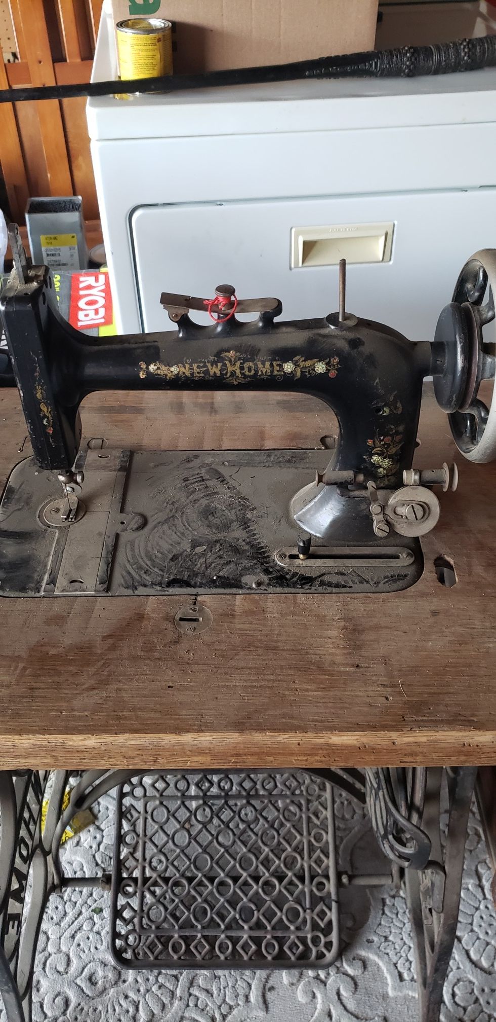 Antique sewing machine