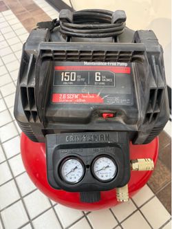 Craftsman Air Compressor 150Psi and 6 gallons capacity