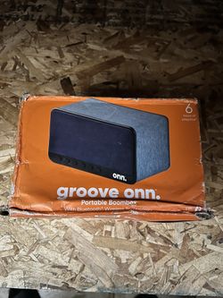Groove On portable boombox with Bluetooth wireless techno technology 