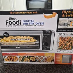 NEW Ninja Foodi Digital Air Fryer Toaster Oven  8 -1 Flip Up Oven