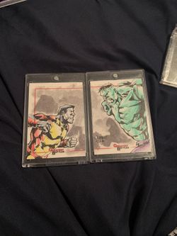 Marvels greatest battles trading card