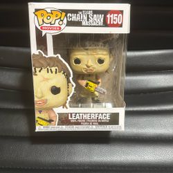 Funko Pop! The Texas Chainsaw Massacre Leatherface 1150 with Protector