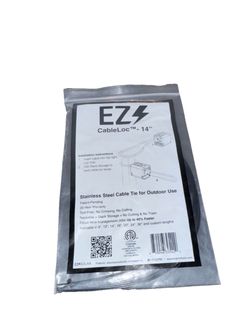 EZ CableLoc 14" Stainless Steel Cable Tie