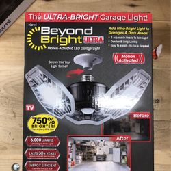 Beyond Bright Garage Light Ultra Bright LED, Motion Activated, As Seen on TV