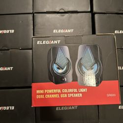 Elegiant SR600 Bluetooth Computer Speakers – 2CH 10W