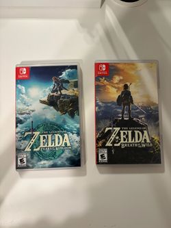 Zelda Tears of the Kingdom & Breath of the Wild Nintendo Switch