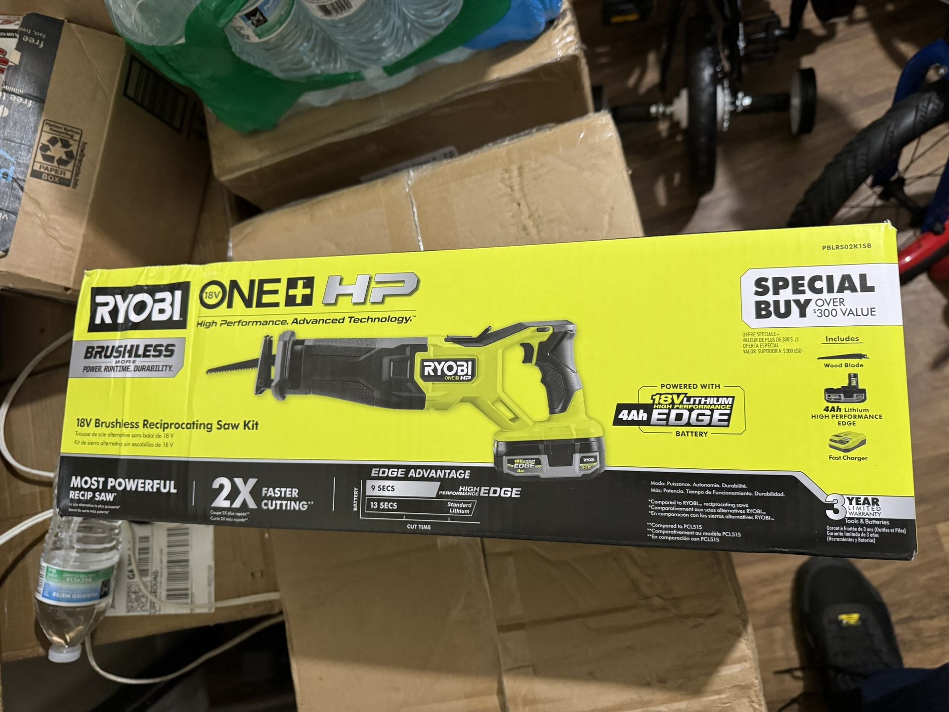 One + Hp 18 brushless Cordless Reciprocating Saw kit
