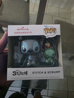 Stitch & Scrump Ornament Funko Pop