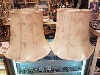 Pair Bamboo Design Lampshade