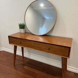 Mid-Century Modern Console Table 