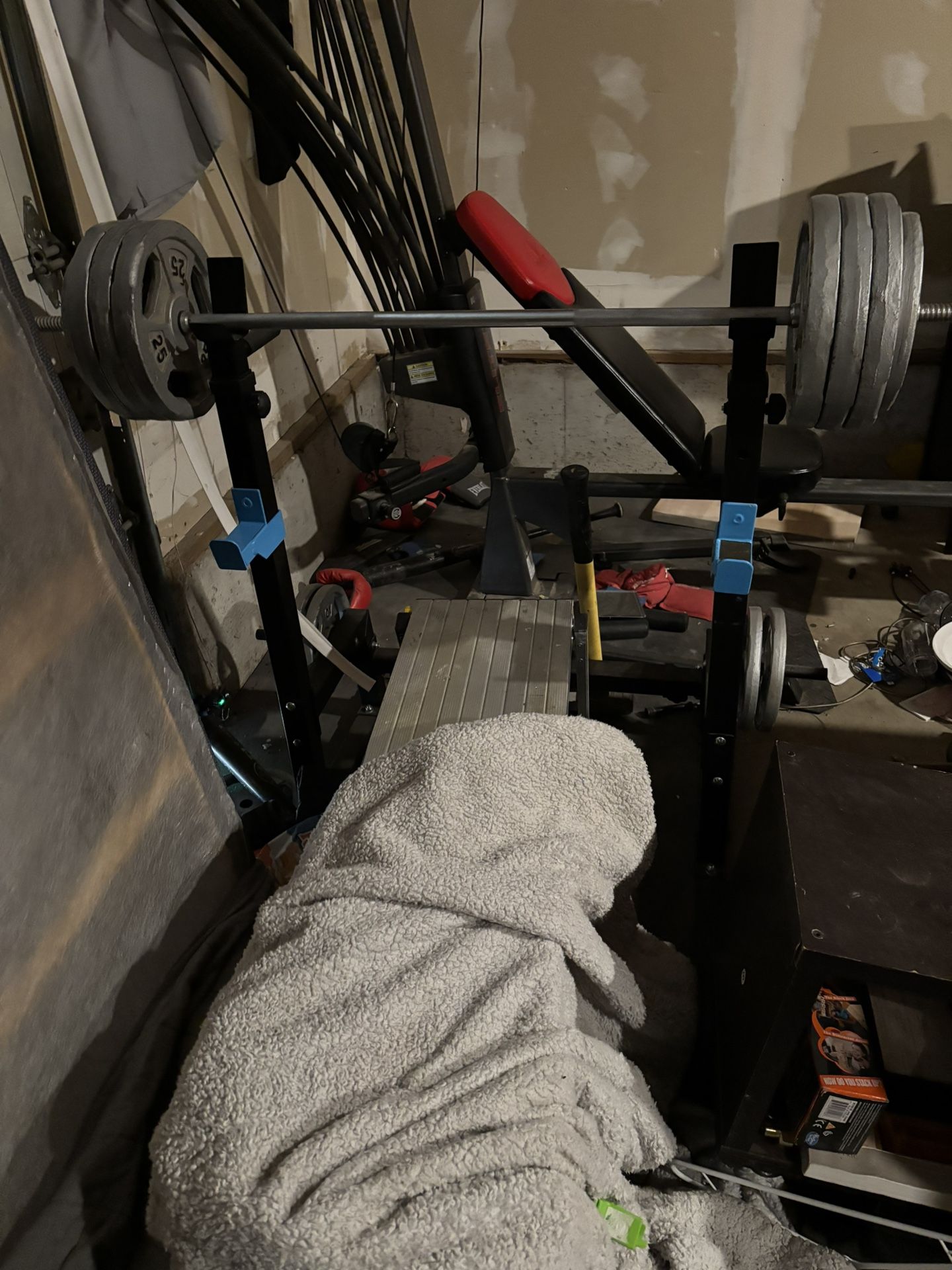 Bench press/squat Rack W Weights