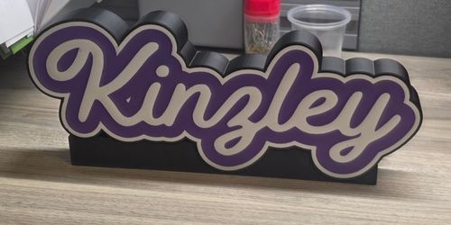 3d Printed Name Marque