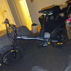 Electric Bike Peddle And Handle Bar Operated 