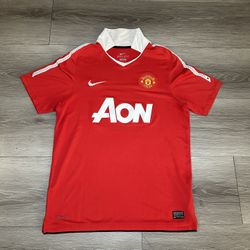 Nike Manchester United 2010/11 Home Football Shirt Soccer Jersey Size M