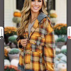 Frayed Flannel Jacket Never Worn