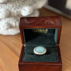 David Yurman Signature Aqua Chalcedony Diamond