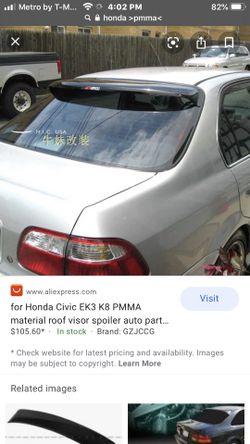 Honda roof visor brand new just a bit dusty but never used!