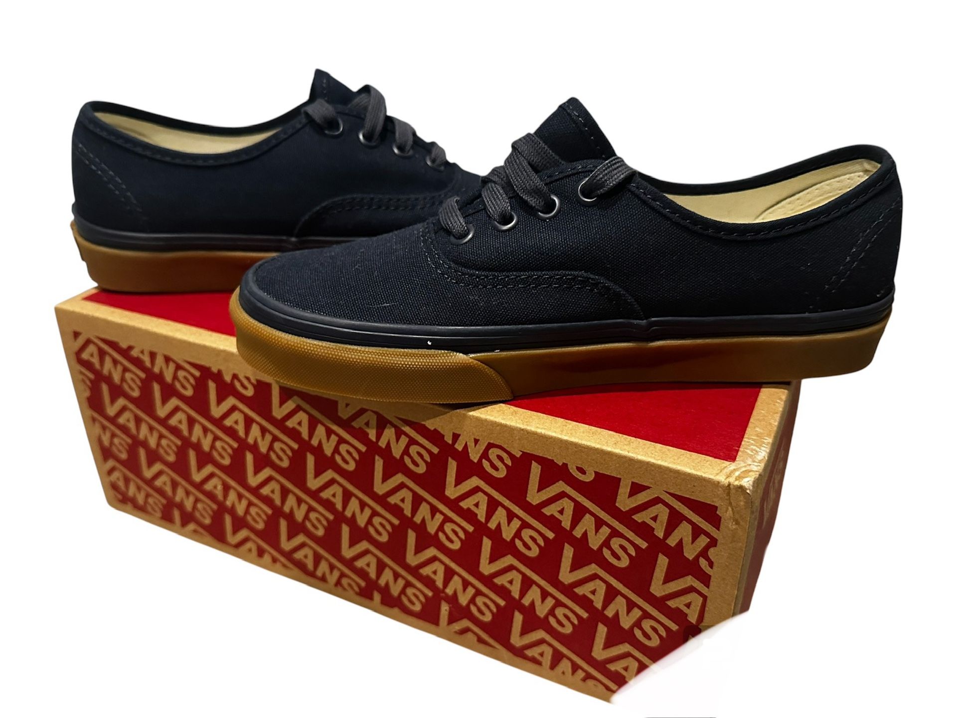 🛹 🛹🔥NEW Vans Off the Wall Navy Canvas Skate Shoes Unisex Women's 7, Men's 5.5 🛹🔥🔥