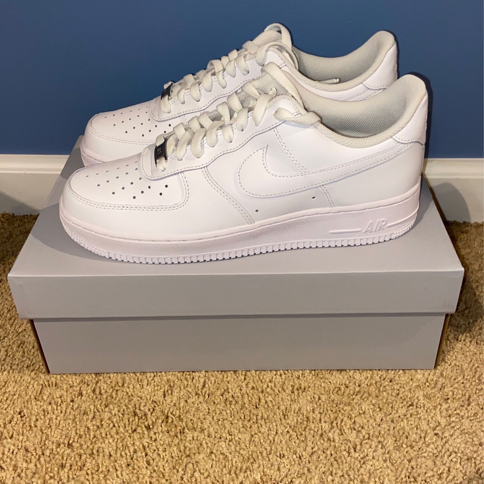 Nike Air Force 1 White Brand New Mens Sizes 9.5,10,12