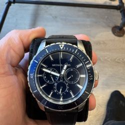 Michael Kors MK7160 Blue Dial Men’s Watch Silicone Strap