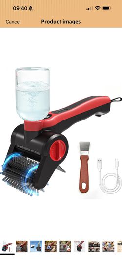Brand new in box unopened   Electric Grill Brush, 100W High Power Cordless BBQ Cleaner with 300ml Water Spray Tank, IPX8 Waterproof Automatic Scrubber