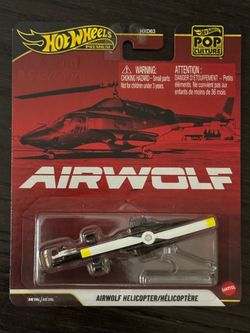 Hot Wheels Premium Pop Culture Airwolf Helicopter