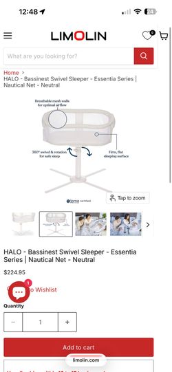 Halo swivel bassinet
