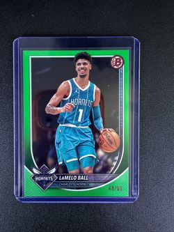 LaMelo Ball Green Parallel #48/99 | 2025 Bowman Basketball | Charlotte Hornets