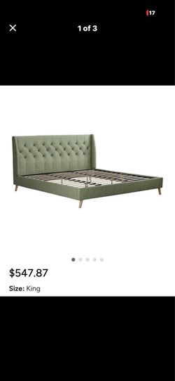 King size bed frame