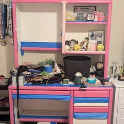 Wood desk