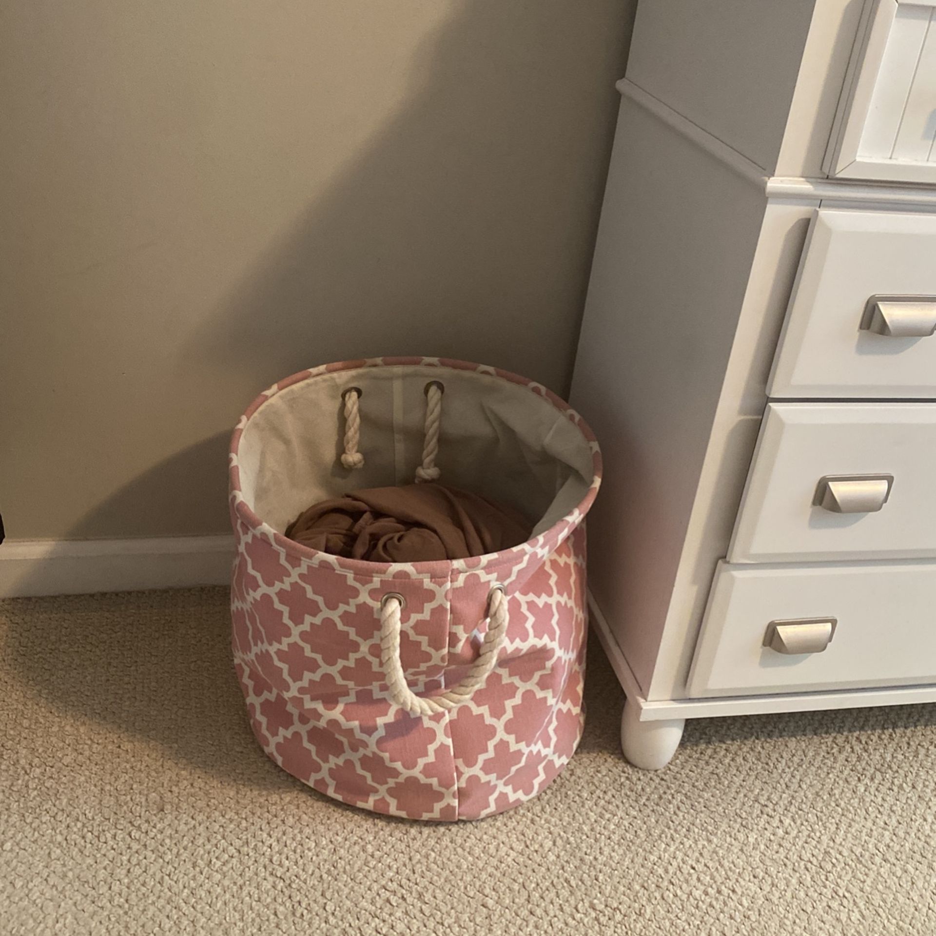 Pink Storage Bin