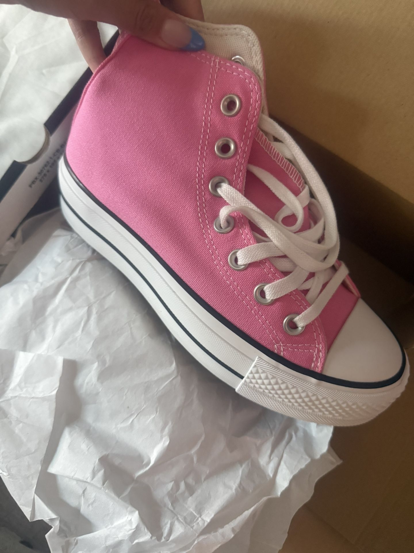 Platform Pink Converse
