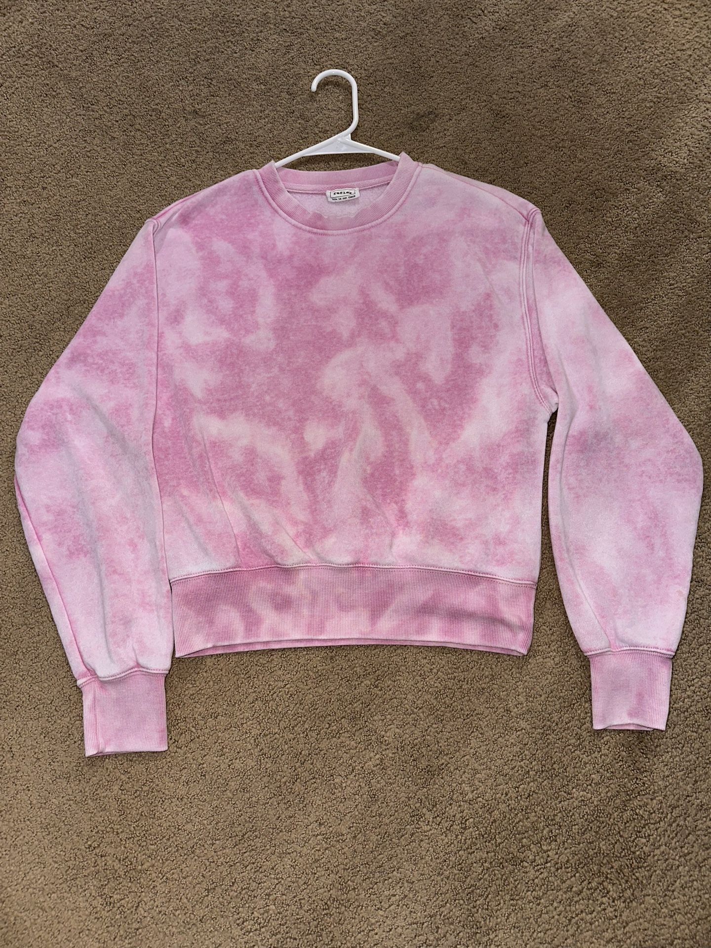 Pink Tie Dye Sweatshirt