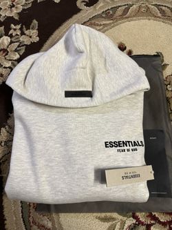 Essentials Fear Of God Hoodie Light Oatmeal