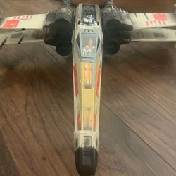 Vintage 1980s Empire Strikes Back X Wing Fighter brand New In Broken Box Newly Assembled For Display