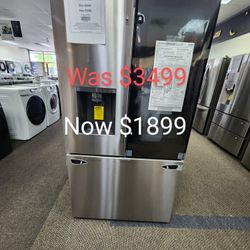 26 cu. ft. Smart InstaView Counter DEPTH MAX French Door Refrigerator In PrintProof Stainless Steel