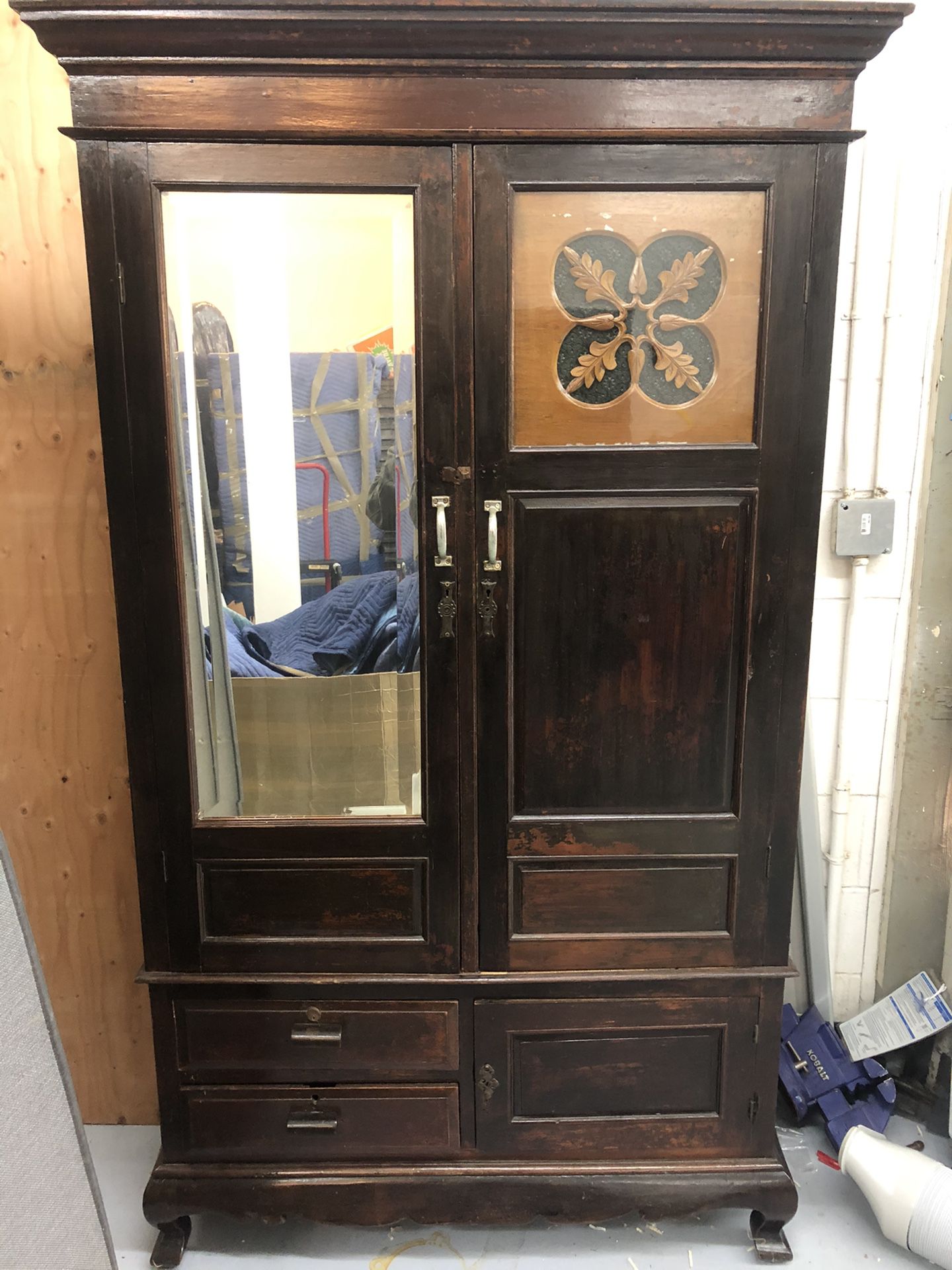 Antique 3 piece armoire