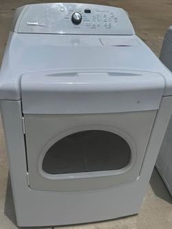 Maytag dryer oversize capacity   with warranty works perfectly. extra for delivery .same day delivery and installation available