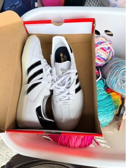 Adidas Samba x Jason Dill Patent Leather - White Black