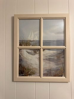 Beach picture frame