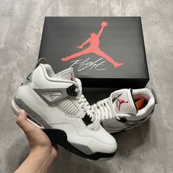 Jordan 4 Retro White Cement (size 11)